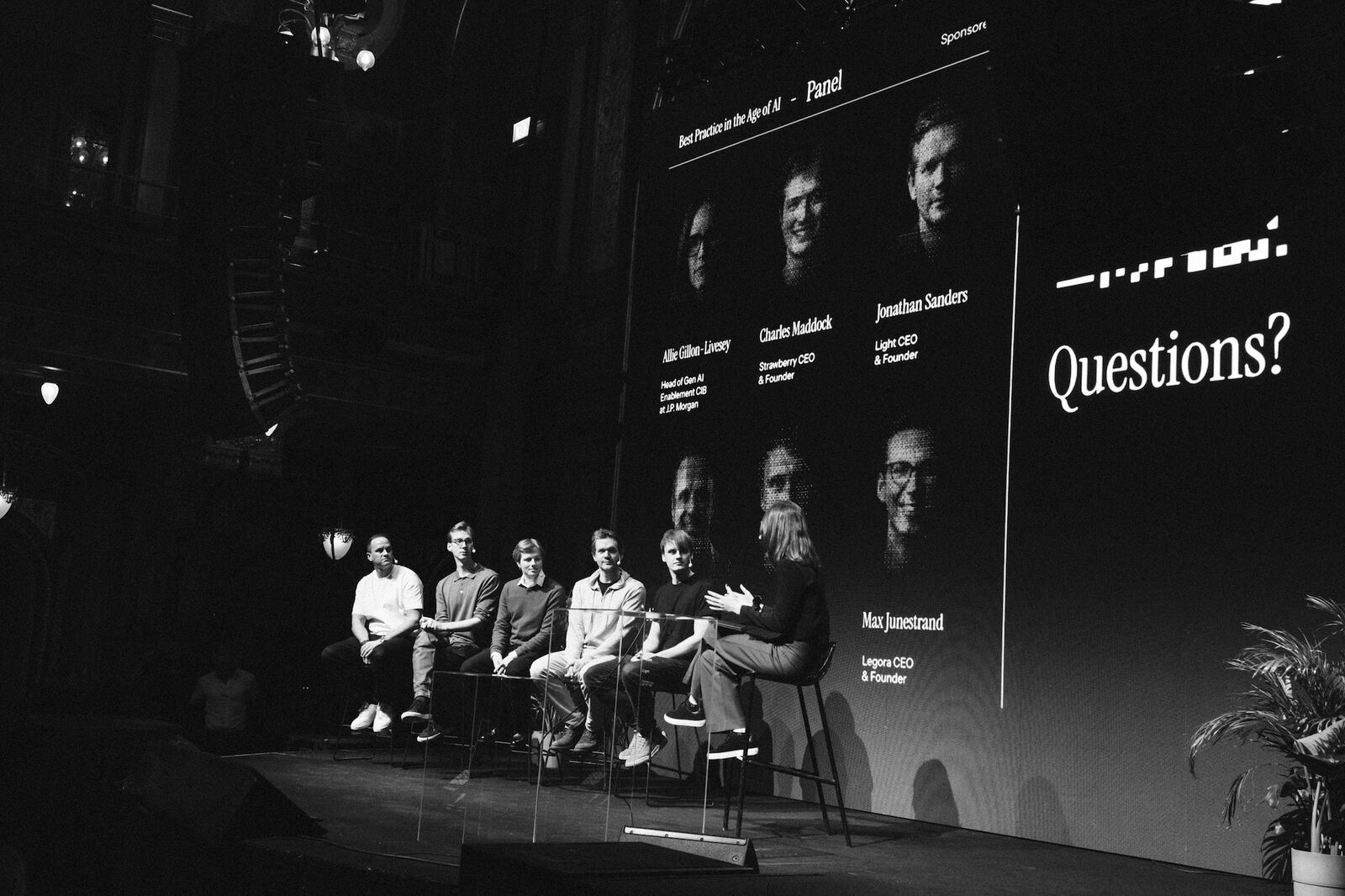 Panel discussion at the Best Practice in the Age of AI summit