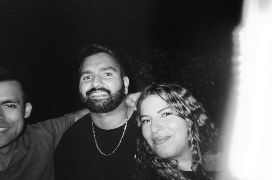 A disposable-camera shot from Starsite